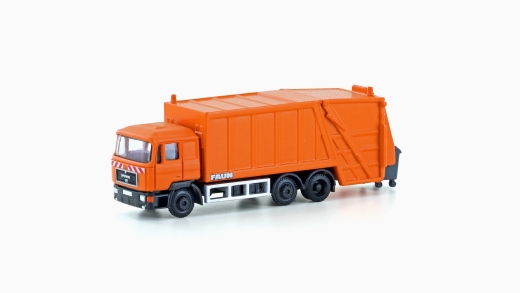 LemkeCollection LC4660 - MAN F90 garbage truck neutral, orange