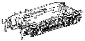 PIKO ET51454-45 - bogie EW avant DC (côté prise)