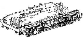 PIKO ET51454-47 - extremo del bogie delantero del coche CC (lado toma de corriente)