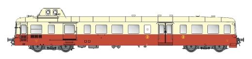 LSModels LS10119S - Railcar XBD 3943 SNCF, Ep.IIIc-d, Sound