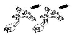 PIKO ET53000-486 - 2x arbre daccouplement 1 + ressort