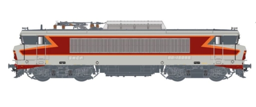 LSModels LS10483 - Elektrische locomotief BB 15055 SNCF, Ep.IV, beton