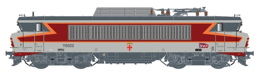 L.S.Models LS10989 - E-Lok BB15022 SNCF, Ep.VI, Arzens, grau, AC