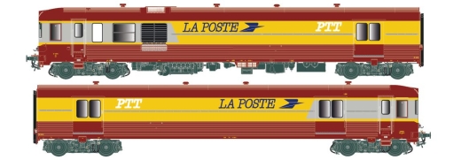 LSModels LS11021 - Multiple unit XP 94750, 2-piece. SNCF / PTT, Ep.IV-V