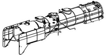 PIKO ET50687-14 - Kessel, komplett (ohne Schornstein)