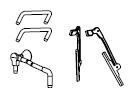 PIKO ET37450-05 - Hand rods nose, typhon, windscreen wiper