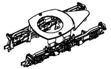 PIKO ET37450-71 - Rear bogie complete