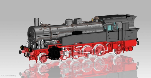 PIKO 47132 - Locomotora de vapor TT BR 93 DR IV + DSS Next18