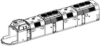 PIKO ET97440-07 - Behuizing compleet