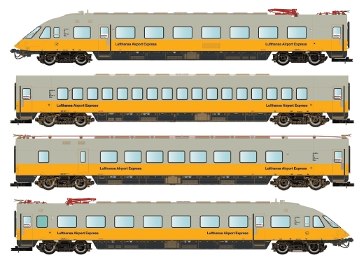 L.S.Models LS16006S - ET403 DB Ep.IVb 4tlg. Lufthansa Airport m. Sound