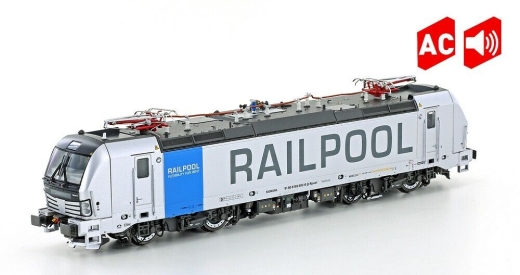 LSModels LS16566S - Vectron BR193 Railpool, zilver/blauwe band, Ep.VI AC Sound