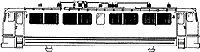 PIKO ET51039-01 - Gehäuse vst.o.Stromabnehm.