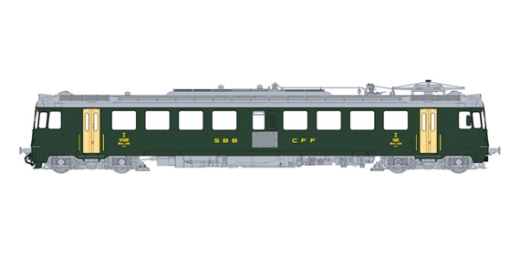 L.S.Models LS17045 - Triebwagen RBe 4/4 SBB, Ep.III, grün, altes Logo