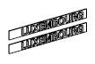 PIKO ET51977-21 - Sign Luxembourg (2 pcs.)