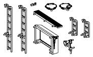 PIKO ET50700-18 - Bevestigingsonderdelen voor watertank, ladder, koolstofvezel