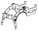 PIKO ET50690-41 - Locomotive frame front