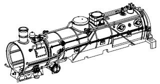 PIKO ET47132-09 - Ketel compleet (zonder rookkamerdeur)