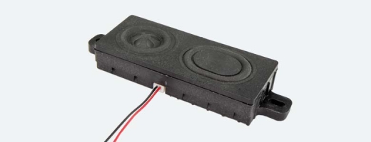 ESU 50343 - Speaker 29mm x 65mm x 14mm, rectangular, 4 ohms, bass reflex