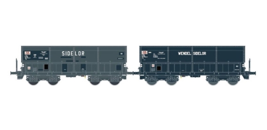 LSModels LS31111 - Coffret de 2 wagons à minerai DMH SNCF / WENDEL-SIDELOR, Ep.IV