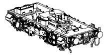 PIKO ET97423-76 - Bogie arrière BB4200 complet AC