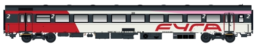 LSModels LS44057-1 - Voiture de tourisme ICRm 2ème classe. B NS/FYRA, Ep. VI, Wg.25