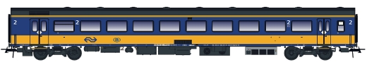 L.S.Models LS44239 - Personenwagen ICRmh 2.Kl. Bpmz NS, Ep.VI, Benelux