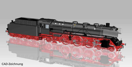 PIKO 50691 - Locomotora de vapor/sonido BR 03 DB III + PluX22 Dec.