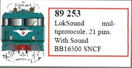 LSModels LS89253 - ESU LokSound V5.0 mtc21 voor BB 16500