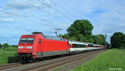 LSModels LS97031AC - Coffret de 6 voitures voyageurs SBB, Ep.VI, EC8/9, AC