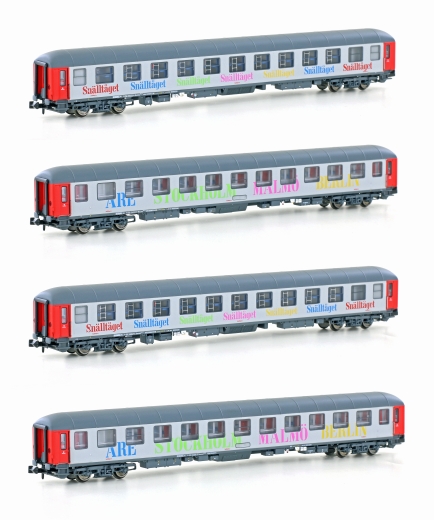 L.S.Models LS98099N - 4er Set Liegewagen Bvcmz Snälltaget, Ep.VI, D300