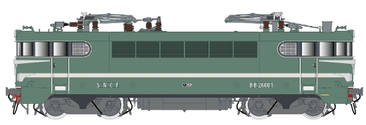 LSModels LS10230S - Elektrische locomotief BB 26001 SNCF, aflevering IIID, geluid