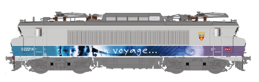 LSModels LS10555 - Elektrische locomotief BB22214 SNCF, aflevering VI, Envoyage, AC