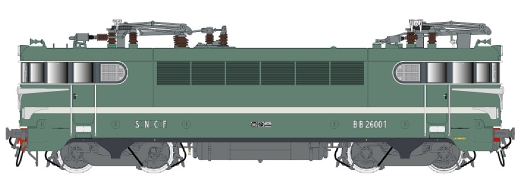 LSModels LS10734S - Locomotora eléctrica BB 26001 SNCF, Ep.IIID, AC Sound