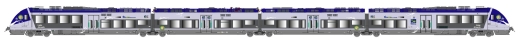 LSModels LS10897S - AGC 4 multiple unit, 4 pieces. SNCF, Ep.VI, Brittany, AC Sound