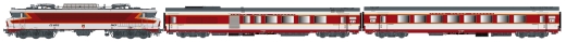 L.S.Models LS11003 - Personenzug, 3 tlg., CC6500 + 2x GC Wagen SNCF, Ep. IV, CAPIT