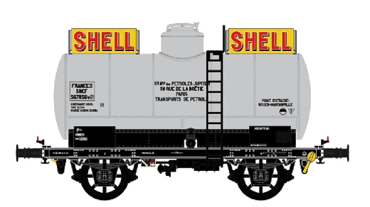 L.S.Models LS30457 - Kesselwagen OCEM SNCF/SHELL, Ep. IIIA