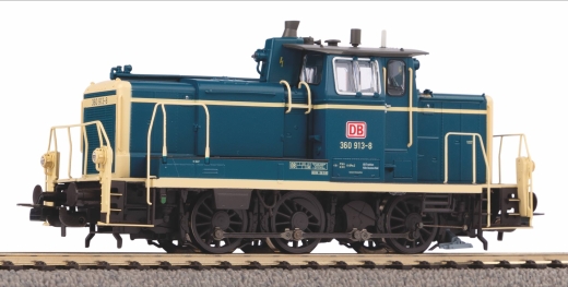 PIKO 52834 - ~Diesellocomotief/geluid BR 360 DB AG blauwbeige V + PluX22 dec.