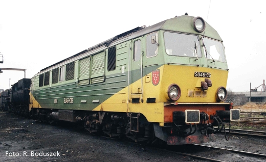 PIKO 52875 - Locomotora diésel/sonido SU46 PKP V + PluX22 Dec.