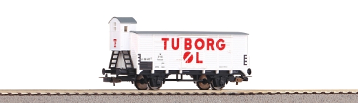 PIKO 54619 - Ged. Vagón de mercancías G02 Bier Tuborg III con Bhs