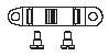 PIKO ET57550-61 - Coupling shaft middle 2 screws