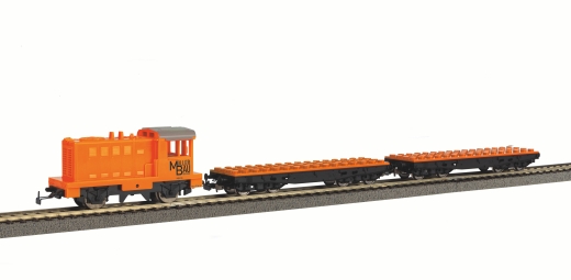 PIKO 57143 - S-Set diesel locomotive with block car RC A-track & B