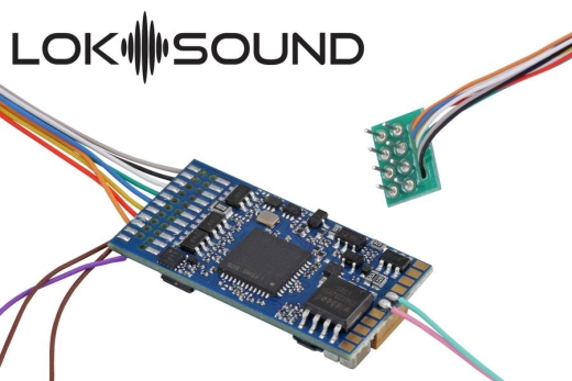 ESU 58410 - LokSound 5 DCC/MM/SX/M4, NEM652 a 8 pin, con altoparlante 11x15mm, traccia 0, H0