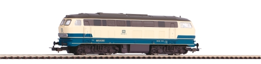 PIKO 57803 - ~Diesellocomotief BR 218 DB beige-blauw IV + 8-polig. dec. MFX-compatibel