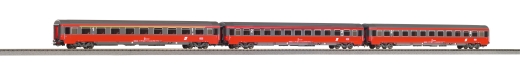 PIKO 58225 - Set van 3 sneltreinwagens. Eurofima 1x 1e klas + 2x 2e klas ÖBB IV