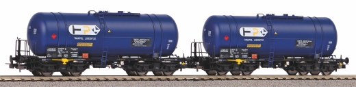 PIKO 58263 - Lot de 2 groupes chaudières. (406Ra) Zaes Tankpol Logistique (PKP) V