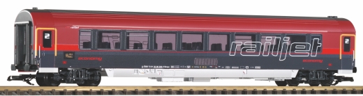 PIKO 37665 - Carrozza passeggeri G di 2a classe Railjet ÖBB VI