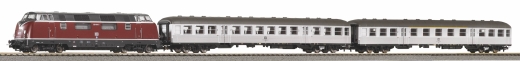 PIKO 59018 - Tren de pasajeros PSC wlan S-Set DB BR 220 con 2 wg. Pista A y B IV