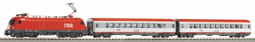 PIKO 59104 - PSC wlan S-Set ÖBB Taurus con 2 carrozze per treni rapidi. A-Track e BV