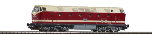 PIKO 59934 - Diesellocomotief 119 DR IV, toplicht, zwart frame