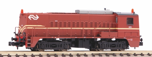 PIKO 40445 - Locomotiva N-diesel 2275 rosso-marrone NS IV + DSS Next18